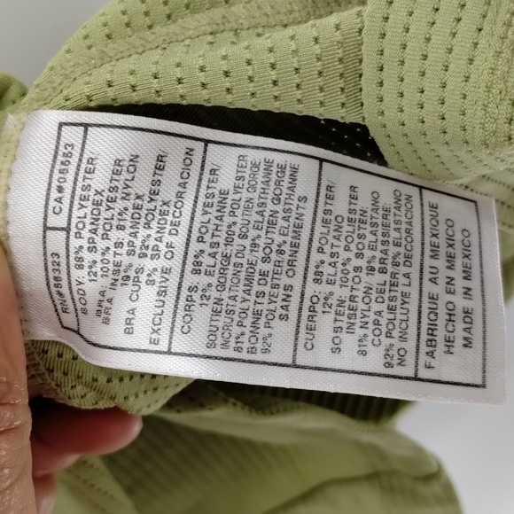 Nike women's light green mesh athletic tank size small racerback - Picture 7 of 7